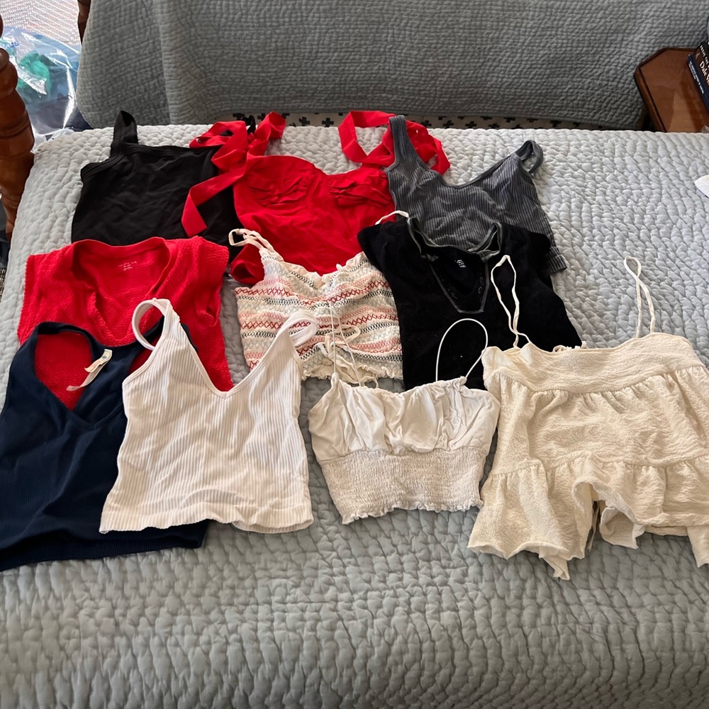 Assorted small going out tops!